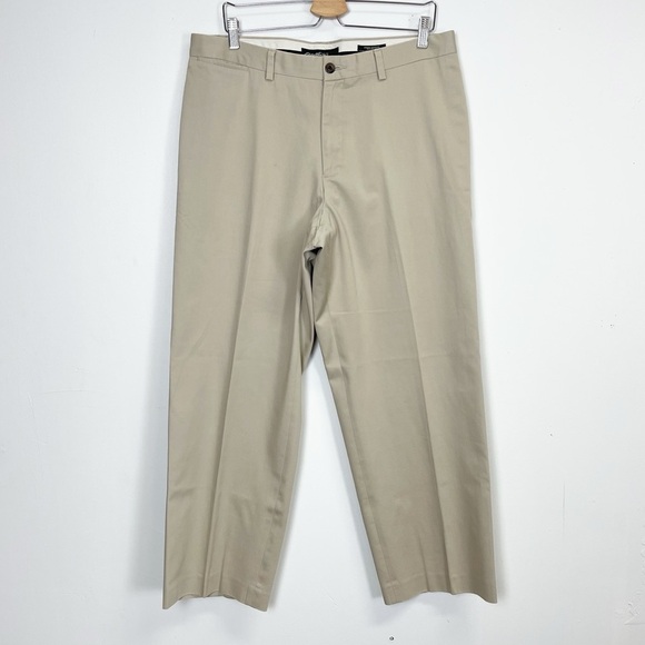 Eddie Bauer Pants Mens 35X30 Khakis Cotton 29 Inch Inseam - Picture 1 of 12
